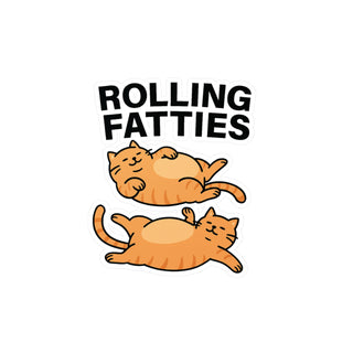 Rolling Fatties - Sticker