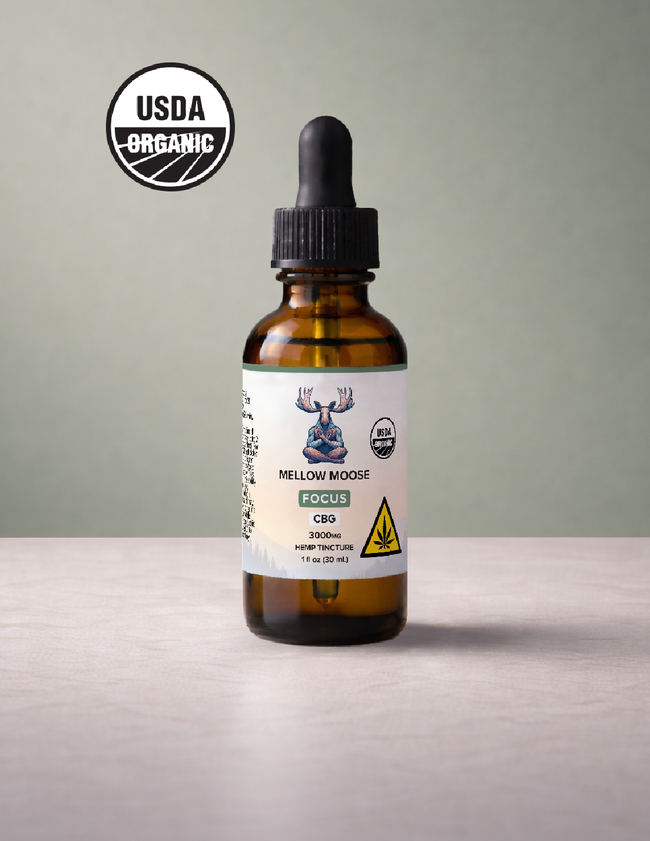 FOCUS | 3000mg CBG Tincture (Organic)