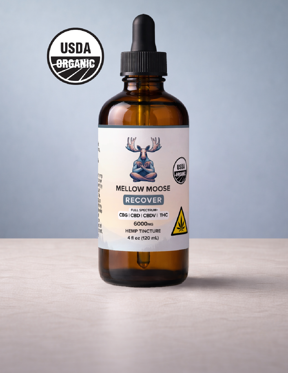 Recover | 6000mg Full Spectrum+ CBDV Tincture — High-Potency